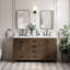 Cambridge 60'' W Double Bathroom Vanity Base-883527188-868186210