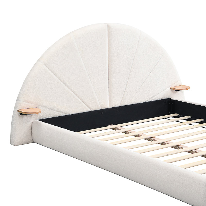 Unique Arched  Bed With Small Table,Queen