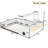 Ginyard Car-Shaped Floor Bed with Storage Drawers, Desk & Window-122581944-122581946