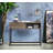 Galeno Rustic Oak With Black Finished Legs Writing Desk