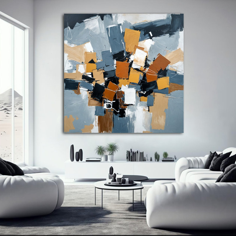 Compositional Drift I, 54" H x 54" W