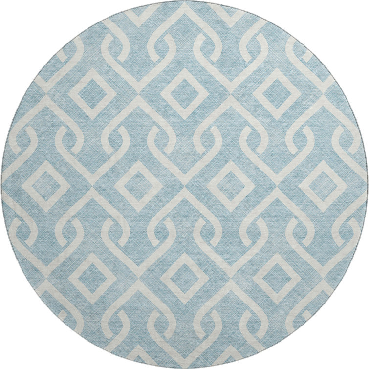 Premium Machine Washable Cerrito Sky Rug