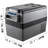 47.5 Qt Portable Freezer Mini Refrigerator with Adjustable Temperature Controls
