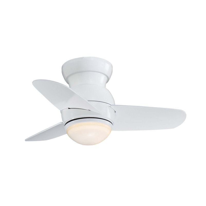 Ventilateur de plafond 3 pales 26 pouces mount Spacesaver, Blanc