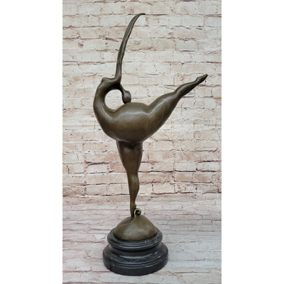 Nikko Curvy Bbw Woman Fertility Dancer Bronze Statue Sculpture Figure Modern Art 21 Inches X 7 Inches