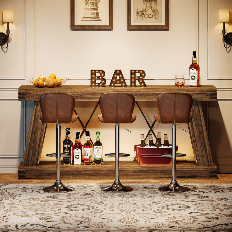 Console 70,9 "Farmhouse, Marron foncé