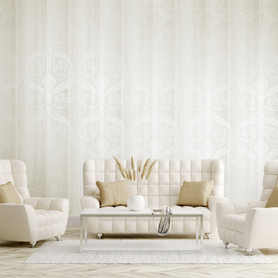 Adonea Nerites Smooth Metallic 33' L x 21" W Wallpaper Roll