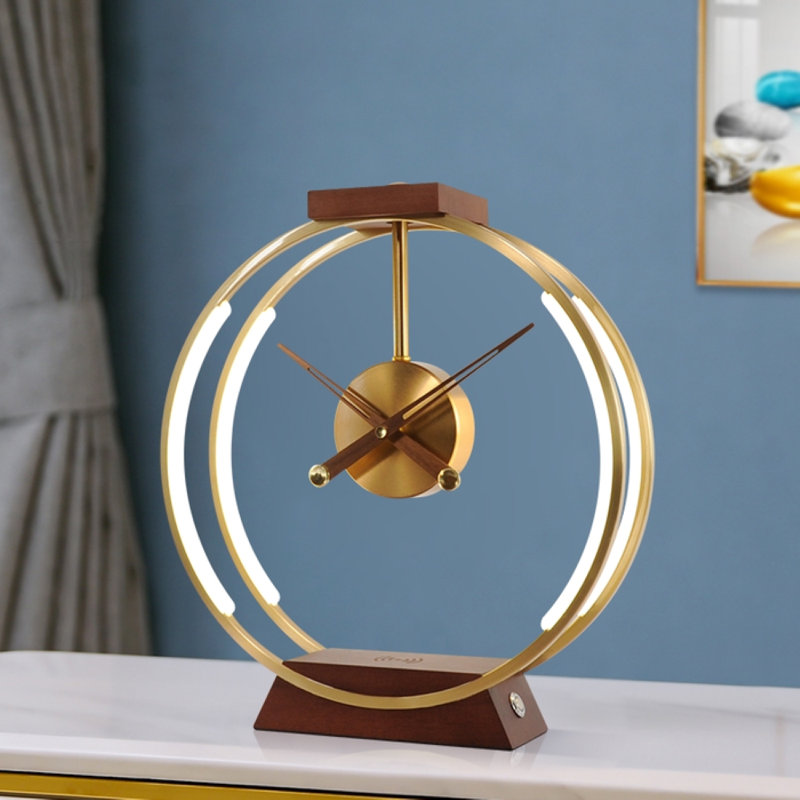 Clock Lamp with Phone Wireless Charger