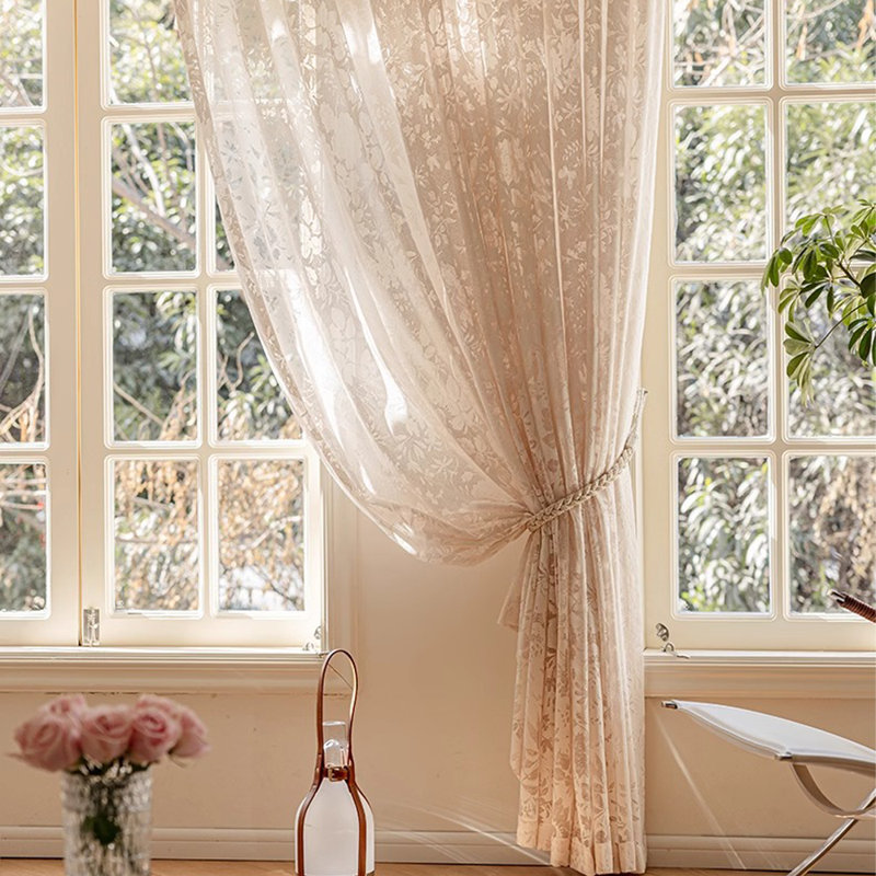 Rideaux pour salon 1 rideau de fenêtre de chambre à coucher, L 98 po x L 106 po