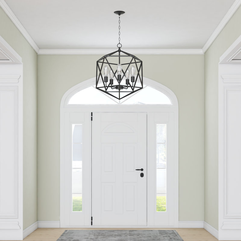 Lustre d'intérieur industriel 5 lumières Heleo
