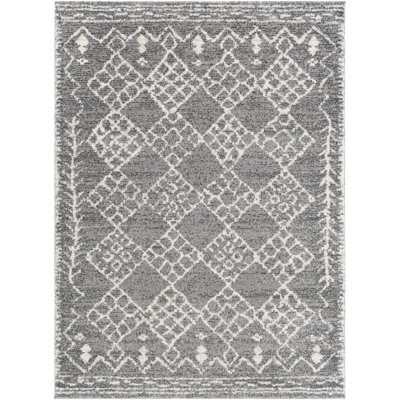 Tapis gris/gris anthracite sud-ouest Arlo