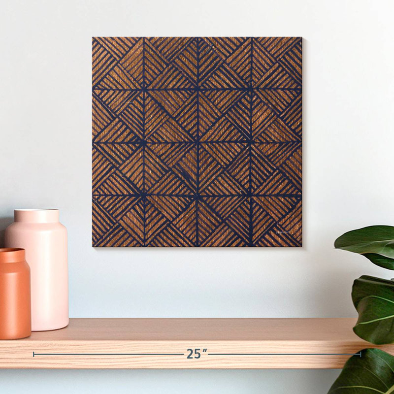 Kerner Copper Pattern, 16" H x 16" W
