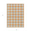 Tapis d'intérieur lavable à carreaux beige 3 pi x 5 pi