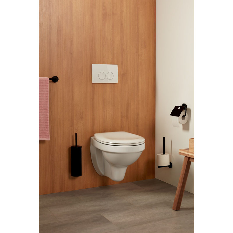 Toilet Paper Holder, Matt black