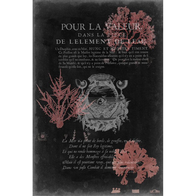 Pour La Mer I by Studio W - Wrapped Canvas Print, 30cm H x 20cm W
