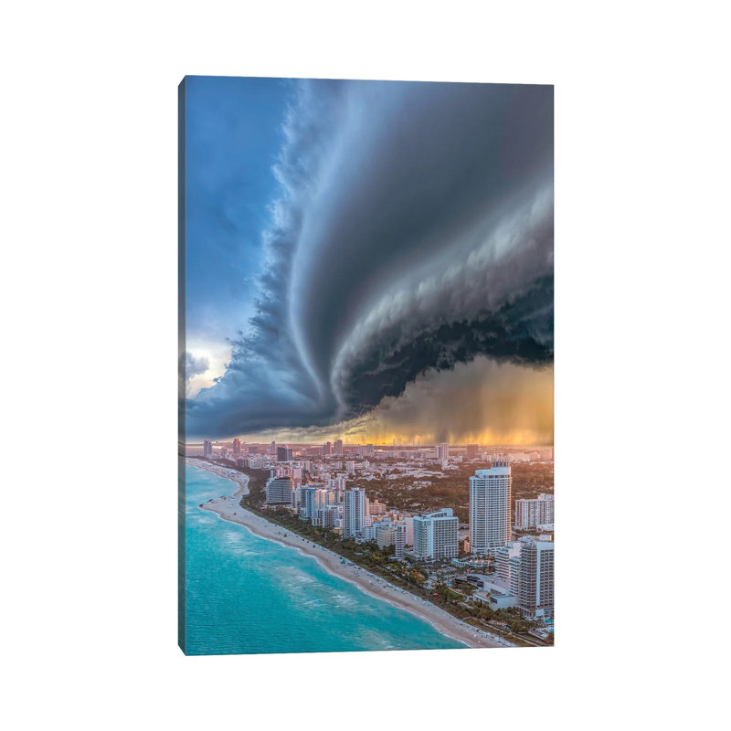 Miami Shelf Shelf Cloud 2.0 by Brent Shavnore - Wrapped Canvas Print, 66.04 cm H x 45.72 cm W x 3.175 cm D