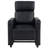 Warren Black Upholstered 4-Seater Home Theater With 3 Wedge Consoles