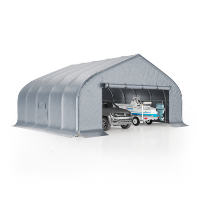 Heavy Duty Anti-Snow Carport with Spacious Aluminum Frame