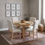 Ensemble de salle à manger 5 pièces avec rallonge et 4 chaises rembourrées-601431857
