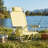 Yellow Aluminum Frame Beach Chair, Portable Camping Folding Chair with Adjustable Reclining Backrest