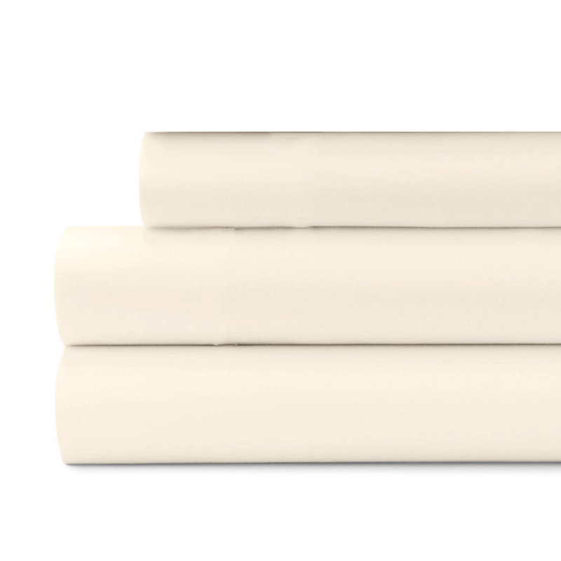Microfiber Sheet Set, Cream