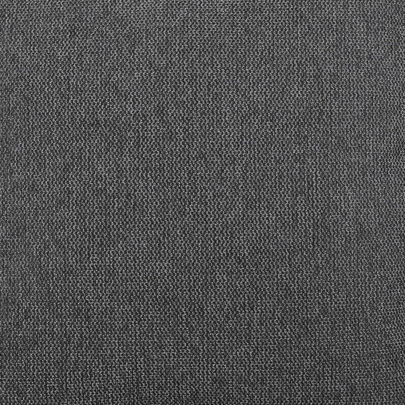 Linen Blend Upholstered Standard Sofa with Toss Pillows , Dark Gray Linen Blend