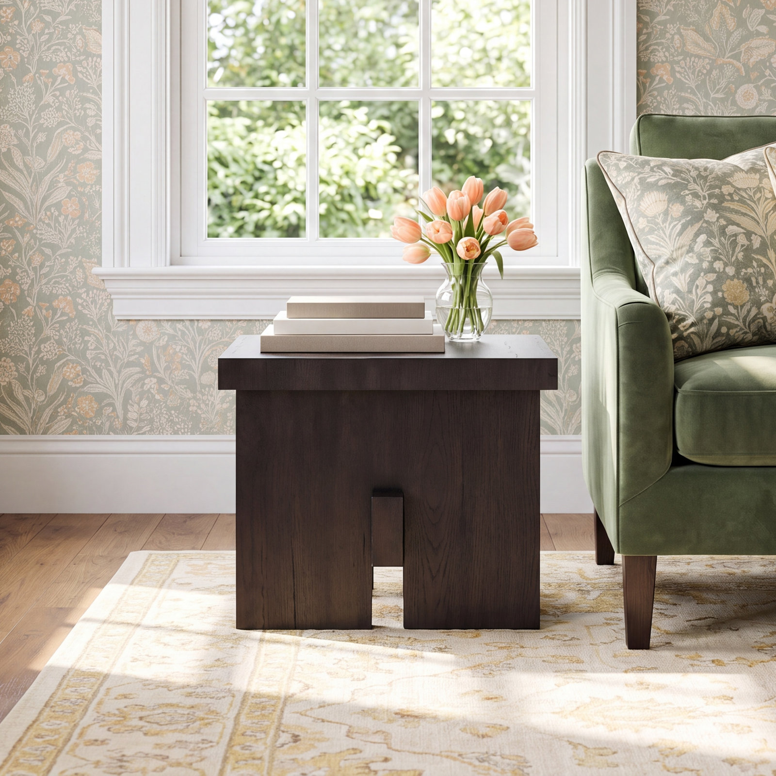 Conti End Table, Black