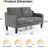 Sinya Upholstered 53.5'' Loveseat-606951789