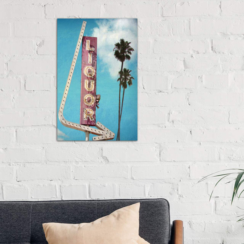 Liquor by Honeymoon Hotel - Wrapped Canvas Print, 66.04 cm H x 45.72 cm W x 3.175 cm D