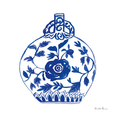 Chinoiserie V by Farida Zaman - Wrapped Canvas Painting