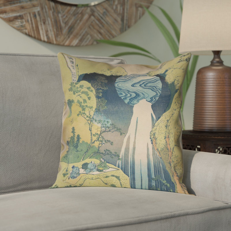 Housse de coussin Katsushika Hokusai, 14 po x 14 po