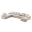 Canapé modulaire avec méridienne Corduroy Cloud-1208513237