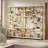 Bookshelf Industrial 5 Tier Etagere Bookcase With 9-Open Storage Shelf For Living Room, Bedroom-1257948980