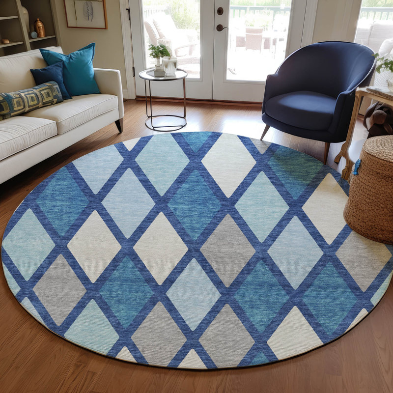 Tapis intérieur / extérieur Maliana, Rond 8 pi