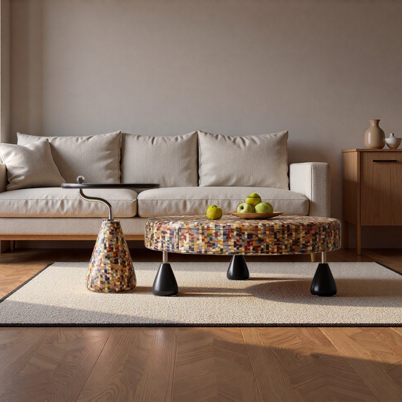 Italian Classic Light Luxury Style Coffee Table