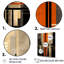 Orange et gris vecteurs I - formes abstraites sur toile-455786272-425791554