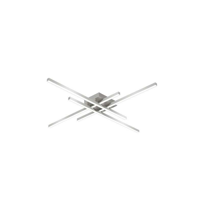 Vega 4 - Light LED Flush Mount, Brushed Nickel