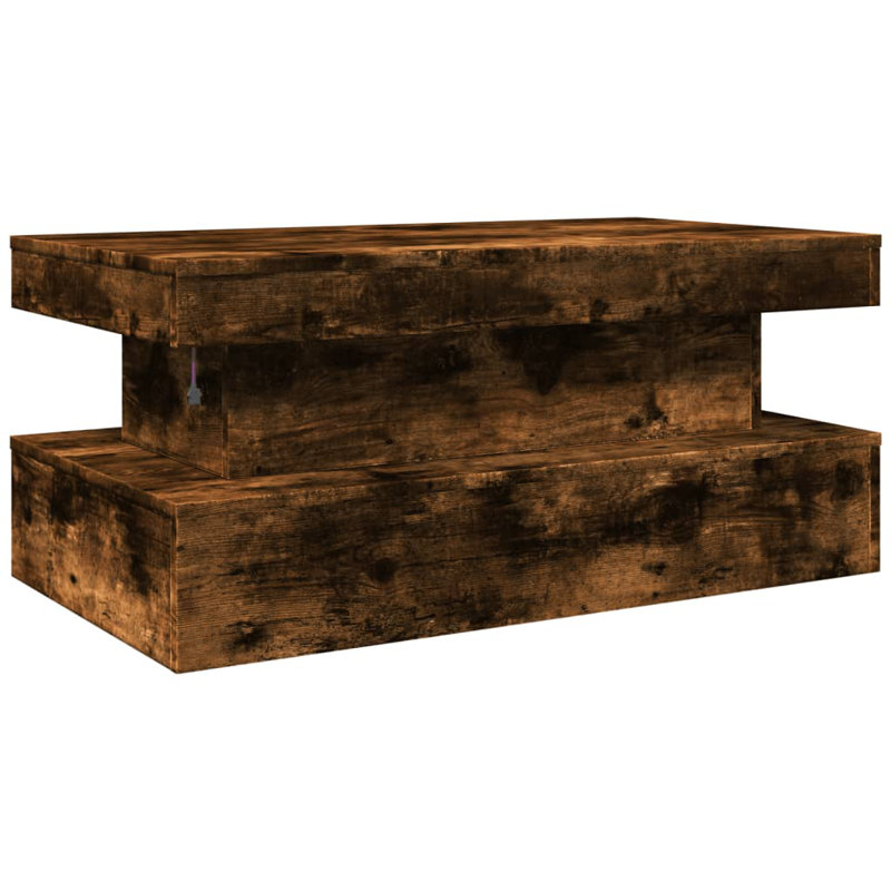 Cemya Frame Coffee Table, Smoked Oak