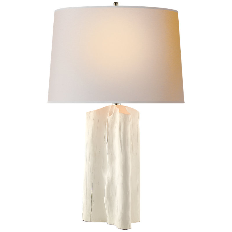 Thomas O'Brien Sierra Buffet Lamp, Plaster White, Fabric