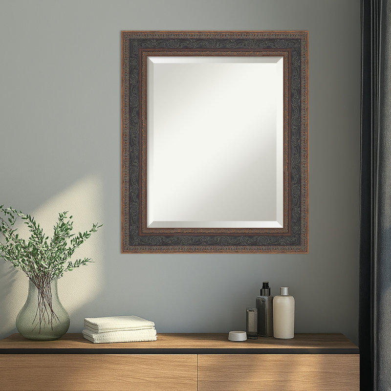 Miroir mural Attic, 25,5 po x 21,5 po, Bronze
