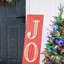 Enseigne de porche en bois 42 "H Joyeux Noël 42" (deux fonctions)