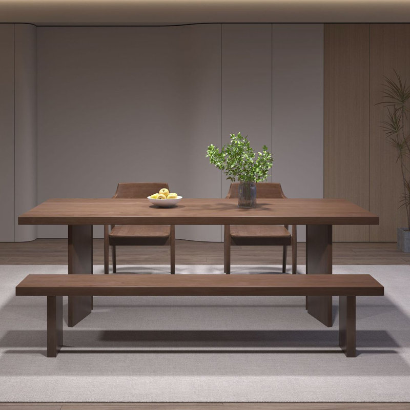 Ensemble de salle à manger Beaufert, H 29,53 po x L 55,12 po x l 27,56 po