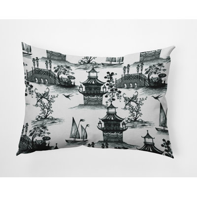 Outdoor Reversible Throw Pillow