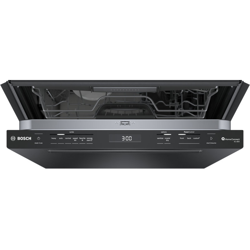 800 Series 24" 42 dBA ENERGY STAR Certified Dishwasher, Black