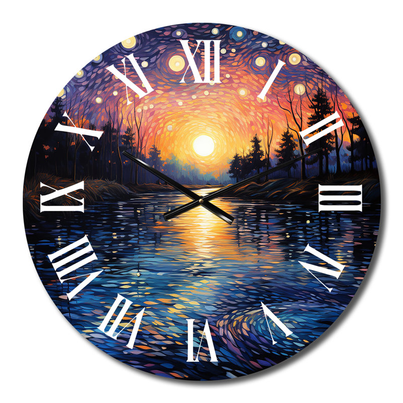 Horloge murale Vangogh, Moyenne
