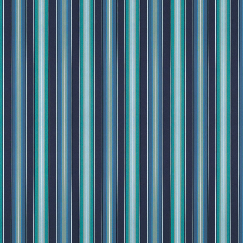 Sunbrella 46" Stripes Fabric, Cascade