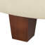 Repose-pieds rond en similicuir avec rangement l 24 po Breyonce-22111163