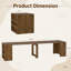 Table de salle à manger extensible pliable pour 1 à 10 personnes, console multifonctionnelle en bois extensible-1610576941-1610576935-1610576934