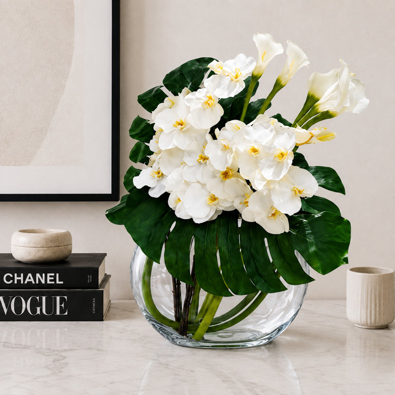 Faux Floral in Vase