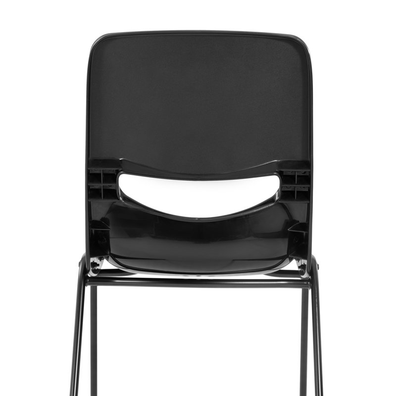 Chaise empilable Statice, Noir